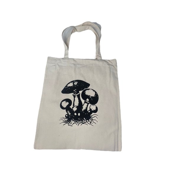 Mushroom Canvas Tote bag - Picture 2 of 9